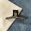 Nuevo Estilo 2025 Pinza Retro de Tamaño Mediano con Lazo para Mujer, Pinza de Tiburón de Gama Alta para la Parte Trasera de la Cabeza con Poco Volumen de Cabello, Accesorio Popular para el Cabello