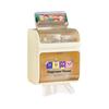 Caja de Pañuelos para Pared de Baño, Caja de Papel Higiénico de Aspecto Elegante, Caja para Toallas de Papel, Caja de Almacenamiento para Baño Montada en Pared