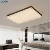 Lámpara de techo para dormitorio Bauhaus, lujo ligero italiano, de alta gama y elegante, forma cuadrada, para dormitorio principal, 6 lámparas de techo nuevas, hierro y otros materiales