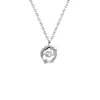 Collar de Pluma para Mujer, Lujo Accesible, Gama Alta, Cadena para Clavícula de Circonita Incrustada con Diamantes, Diseño de Nicho Moderno y Versátil, Colgante Inteligente