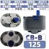Cb-b bomba de aceite hidráulico bomba de engranajes pequeña b50 bomba hidráulica b32 alta presión b63 miniatura cbb una b10 b16 acero