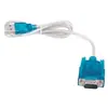 Cabo USB para porta serial RS232 pino db9 porta serial porta COM suporte para impressora de caixa registradora sistema de controle de acesso