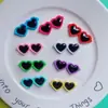 Resina Rosto Brilhante Coração Óculos de Sol Brinquedo Fofo Acessórios Capa de Celular DIY Acessórios para Headwear Buraco Sapatos