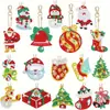 5D2025 Nova Pintura Diamantada de Natal e Halloween Chaveiro DIY Feito à Mão, Venda Direta de Fabricantes de Fontes Transfronteiriças
