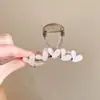 Pinza para el pelo con lazo para cabello fino, horquilla floral vintage de otoño e invierno, nueva y linda pinza de garra 2025