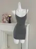 Camisola Pura e Sexy, Vestido de Renda com Suspensórios e Bojos, Vestido Bodycon Modal Justo para Menina Quente