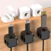 Organizador de Cables Magnético para Escritorio, Soporte para Cables de Datos y Carga de Teléfono, Pinza para Cables, Gancho para Enchufes para Uso en Casa