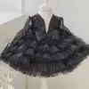 Disfraz de Performance de Host para Niñas de Nuevo Estilo de Gama Alta Vestido para el Primer Cumpleaños de Bebé Niñas Diez Años Cumpleaños Elegante Falda Abullonada