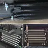 Radiador de Carro Universal Resfriador de Óleo da Transmissão Tipo Tubo-Aleta Modificado Radiador de Ar Condicionado Tipo Coletor Condensador