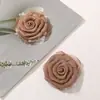 Tecido pequeno estilo fresco e doce com mini espinhos de rosa para DIY feito à mão, presilha versátil, acessórios de cabelo, acessórios de vestuário, atacado