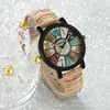 Relojes de Mujer Transfronterizos con Esfera de Imitación Madera, Relojes de Pulsera Personalizados para Mujer al por Mayor, Relojes Coreanos de Cuero para Estudiantes