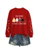 Sudadera Redonda de Manga Larga Divertida y Original de Otoño e Invierno de Amazon con Estampado de Pollo Iraisechickens en el Brazo