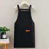 Nuevo Delantal Impermeable y a Prueba de Aceite de Manga Larga para Hombres y Mujeres Ropa de Trabajo Celebridad de Internet Estilo Coreano Cocina Hogar Cocina Overol para Adultos