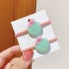 Anillo de Toalla Elástico Alto Lindo de Dibujos Animados Anillos para el Cabello Niñas Niños Correa para el Cabello Accesorios para el Cabello Sombrerería Niñita Bebé