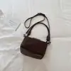 2026 Nueva Bolsa de Dumpling Retro de Gamuza Maillard, Bolso Cruzado Simple Transfronterizo, Bolso Versátil de Moda de Nicho