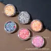 Especial de Otoño Lentejuelas de Terciopelo de Cristal para Uñas Polvo de Azúcar Colorido Decoración de Pintura de Uñas a Cuadros Otoño e Invierno