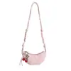 Bolso Bandolera para Mujer con Forma de Croissant, Bolso Dumpling para Viajes 2026, Nuevo Estilo Coreano Retro, Bolso Hobo de Alto Valor