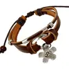 Pulsera de cuero tejido Heijinhua al por mayor Comercio exterior Pedido original joyería de exportación Joyería de Yiwu joyería de cuero genuino