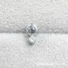 Astmf-136 Aleación de Titanio Bola de Zirconia Aretes de Gomita Titanio G23 Rosca Interna de Titanio Cabezal de Joyería para Aretes de Labio