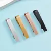 Aliexpress Amazon Nuevo Clip para Corbata Acero Inoxidable Pulido Espejo Clip para Camisa Clip de Cartera Simple Cepillado para Hombre