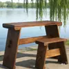 Mesa de Caligrafía Zen Simple Portátil Desmontable Profesional Mesa Guqin de Madera Maciza Antigua China con Tablero de Sonido