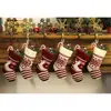 Novos produtos de Natal transfronteiriços, itens de decoração de Natal, pingentes de Natal para casa, meias de tricô com estampa de floco de neve e veado