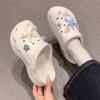 Sandálias Plataforma Femininas Verão 2025 Novidade Estilo Resort Praia Sapatos de Praia Sola Grossa Elevação Estrela Concha Crocodilo