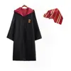 Ropa de Harry Potter Ropa de Cos Disfraz de Mago de Hogwarts Uniforme Escolar de Gryffindor para Niños Capa Mágica