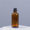 Frasco de Vidrio Marrón para Aceite Esencial 5ml-100ml Esencia Perfume Embalaje Cosmético Tapa Grande Antirrobo Frasco de Vidrio Marrón