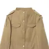 Para Comércio Exterior Transfronteiriço Europeu e Americano Roupas Femininas, Popular no Aliexpress, Blazer Elegante Versátil Slim-Fit de Outono com Decoração de Tira
