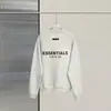 Sudadera de Forro Polar para Hombre Estilo Otoño e Invierno Niebla Esenciales de la Calle Alta Europea y Americana Cuello Redondo Terciopelo Holgada Top Deportivo