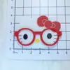 Nuevas Gafas Rojas Colgante Gatito Kt Broche de Dibujos Animados Muñeca Conejo Miffy Accesorios para el Cabello Pasador Decoración de Bolso Colgante Pequeño