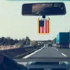 Borla Ventana Ventosa Mini Bandera Espejo Retrovisor Decoración de Coche Bandera Nacional Equipo País Satén Pequeña Bandera