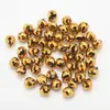 Vidro Cor Mágica Galvanizado 8MM Furo Horizontal Morango Acessórios para Joias DIY Brincos Colar Brincos Acessórios de Pulseira Elegante