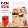 Té de Cinco Tesoros de Ginseng Transfronterizo, Té de Rosella, Lavanda, Manzanilla y Menta, Té de Ocho Tesoros de Ginseng, Té de Diez Tesoros No para Venta Nacional