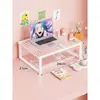 Soporte para Computadora, Parrilla para Barbacoa, Elevador para Laptop, Soporte Metálico Elevado para Monitor de Escritorio, Soporte Refrigerante para Laptop para Gaming