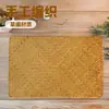 Jogos Americanos Artesanais, Tapetes Isolantes de Calor, Porta-Pratos, Porta-Copos Antiescaldantes, Tapetes Simples para Chá, Jogos Americanos de Mesa Tecidos com Palha em Vários Tamanhos