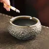 Cinzeiro Baichuan de fabricação própria para uso doméstico, com tampa, feito de cerâmica, de alta qualidade, elegante e sofisticado, um cinzeiro premium especificamente para charutos