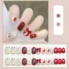 Arte de uñas nuevo transfronterizo hecho a mano patrón de vacaciones de Navidad para otoño e invierno pieza de uña parche terminado se puede vender al por mayor