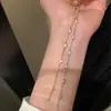 Pulsera de Burbujas con Circonitas de Moda para Mujer en Xiaohongshu - Estilo Minimalista con Perlas de Circonita para Apilar