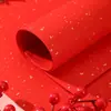 Papel Rojo Grueso de 120g para Pareados con Purpurina Dorada, Caligrafía Roja, Pareados de Año Nuevo Chino en Blanco Hechos a Mano, Papel Especial para Lenguaje de Estrellas