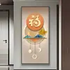 Nuevo chino moderno minimalista entrada entrada Fu pintura decorativa colgante de pared pintura pasillo pasillo Mural vertical