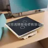 Carcasa de Interruptor de Pared Inteligente Wifi Tipo 86, Marco de Aleación de Aluminio 86 Pantalla Táctil Multifunción