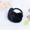 Cuerda para el pelo curva de imitación de pelo de conejo de color caramelo para niña, banda elástica simple para atar, popular en la red coreana, cuerda para el pelo linda de felpa