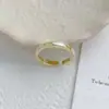 Anel de Dedo Indicador com Zircônia Moda Osso de Cobra Simples e Elegante Design de Nicho Versátil para o Dia a Dia Anel Aberto Ajustável para Mulheres