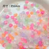 Flor Transparente Esmerilada de Tres Pétalos 6 mm Flor DIY Joyería Hecha a Mano Collar Pendientes Accesorios para Pasador Cuentas Sueltas Venta al por Mayor