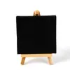 Marco de pintura al óleo al por mayor negro 10*10 mini pequeño marco de fotos caballete traje DIY arte infantil pintura al óleo transfronterizo