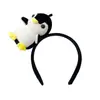 Diadema de Peluche de Delfín 3D Linda Forma de Animal Marino Pequeño Estilo Juvenil Maquillaje Lavado de Cara Divertido Fotografía Accesorios para la Cabeza
