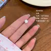 Pendientes de Cristal Rosa para Mujer, Estilo Popular, Sencillos y Versátiles, Lujo Ligero, Gama Alta, Pendientes de Cartílago para Hélice de Oreja de Nicho y Únicos