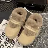 Pantuflas súper elegantes, de suela gruesa, que aumentan la altura y forradas de felpa, estilo Birkenstock, botas de nieve nuevas de invierno 2026 para mujer, mocasines y zapatos de algodón